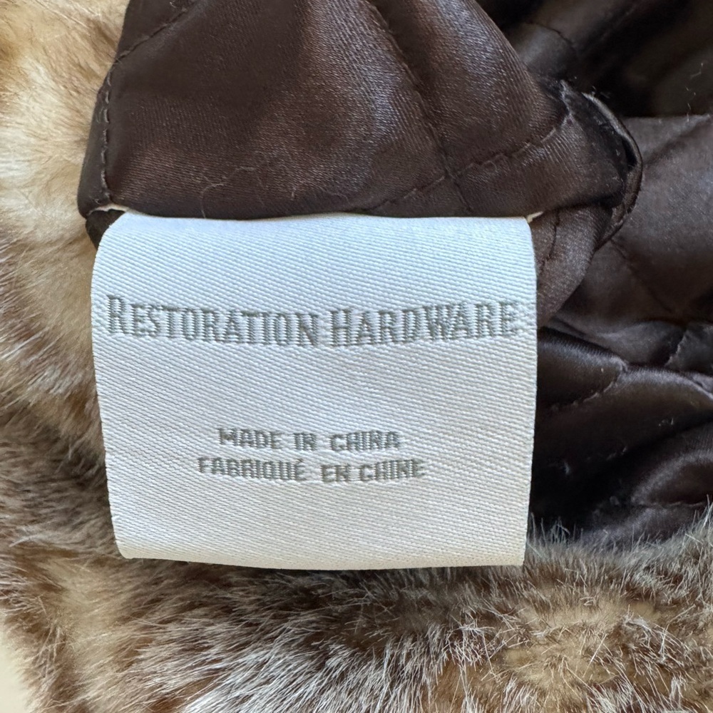Restoration Hardware Ultra Faux Fur Russian Ushanka Hat - Picture 7 of 8